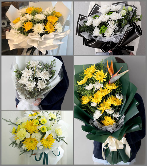 西藏山南市曲松县白事花束代送